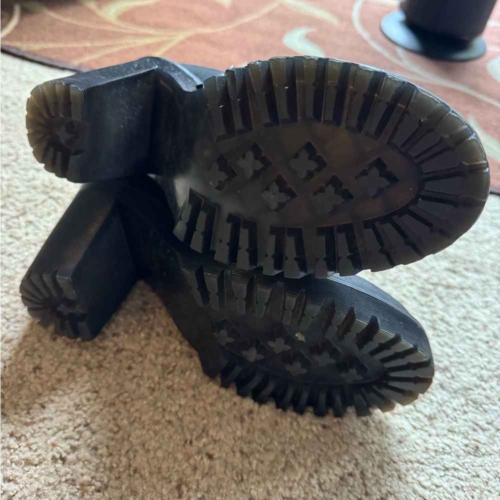 Dr. Martens Black Magdalena Chunky Sole Boots - Picture 6 of 7